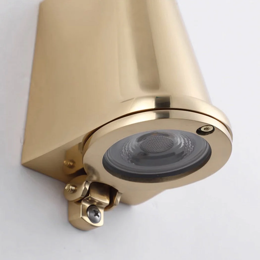 Bluebell Brass Outdoor Rain Proof Wall Light - Image 6
