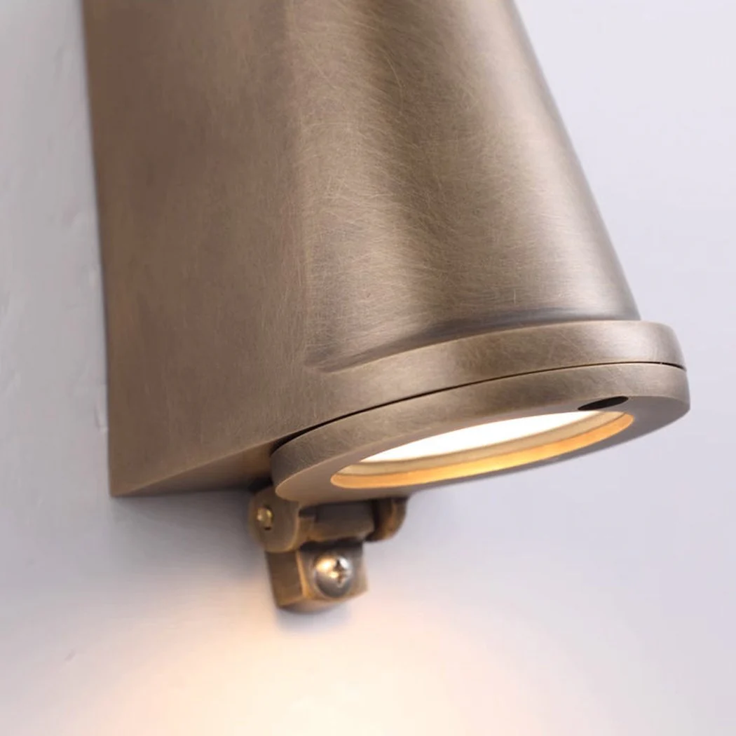 Bluebell Brass Outdoor Rain Proof Wall Light - Image 7