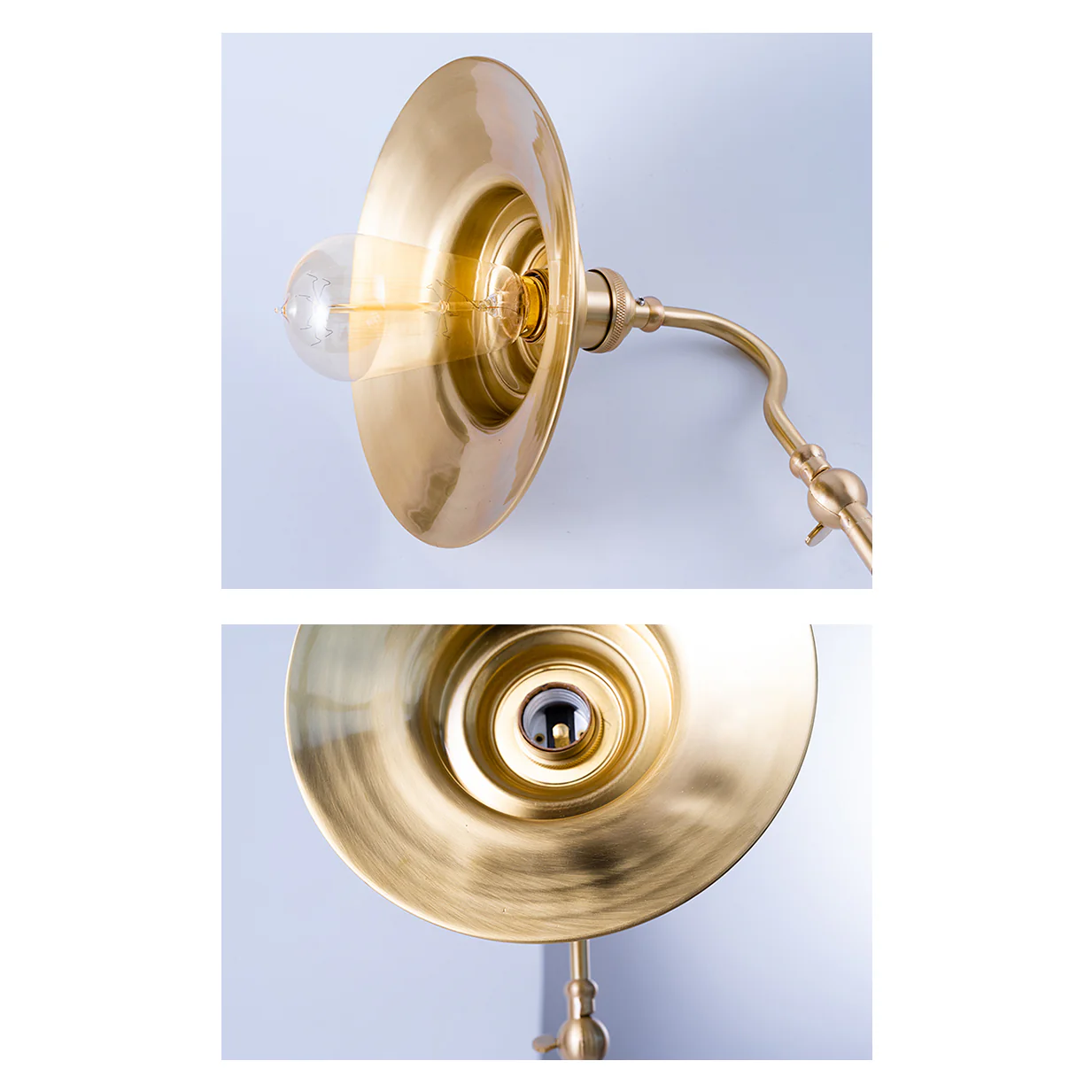 Brass Gooseneck Wall Light - Image 10