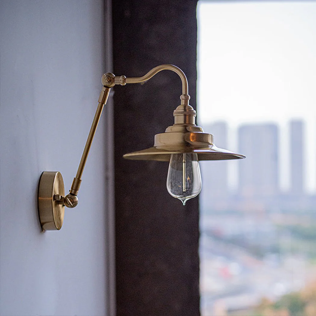 Brass Gooseneck Wall Light - Image 6