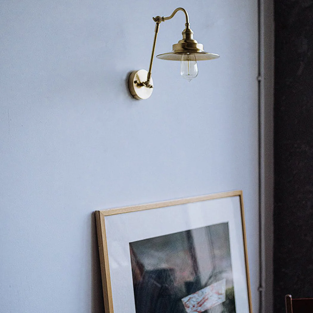 Brass Gooseneck Wall Light - Image 8
