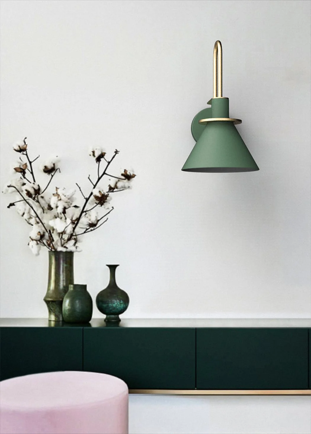 Brass Trumpet Modern Wall Light - Image 11