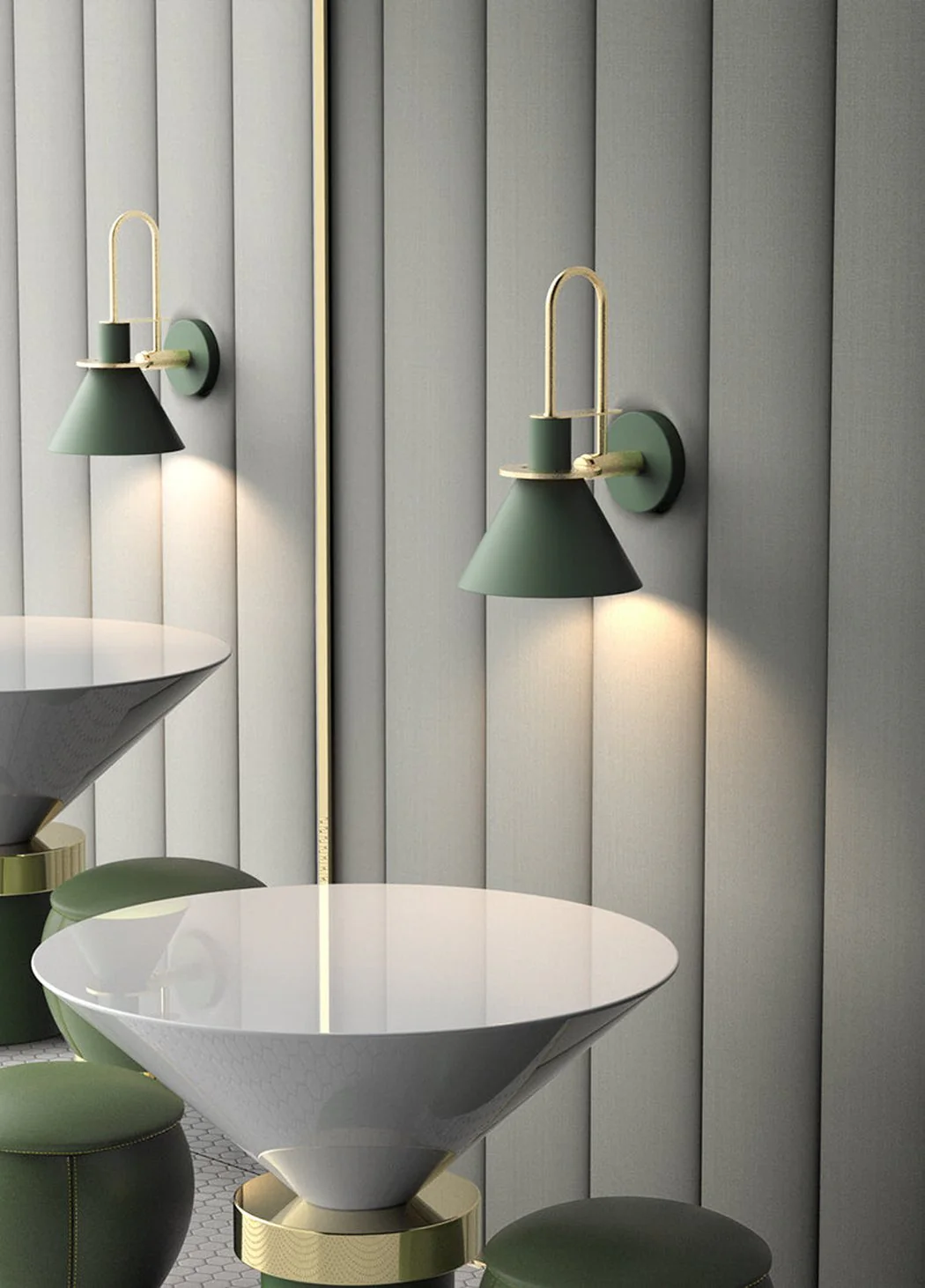 Brass Trumpet Modern Wall Light - Image 13