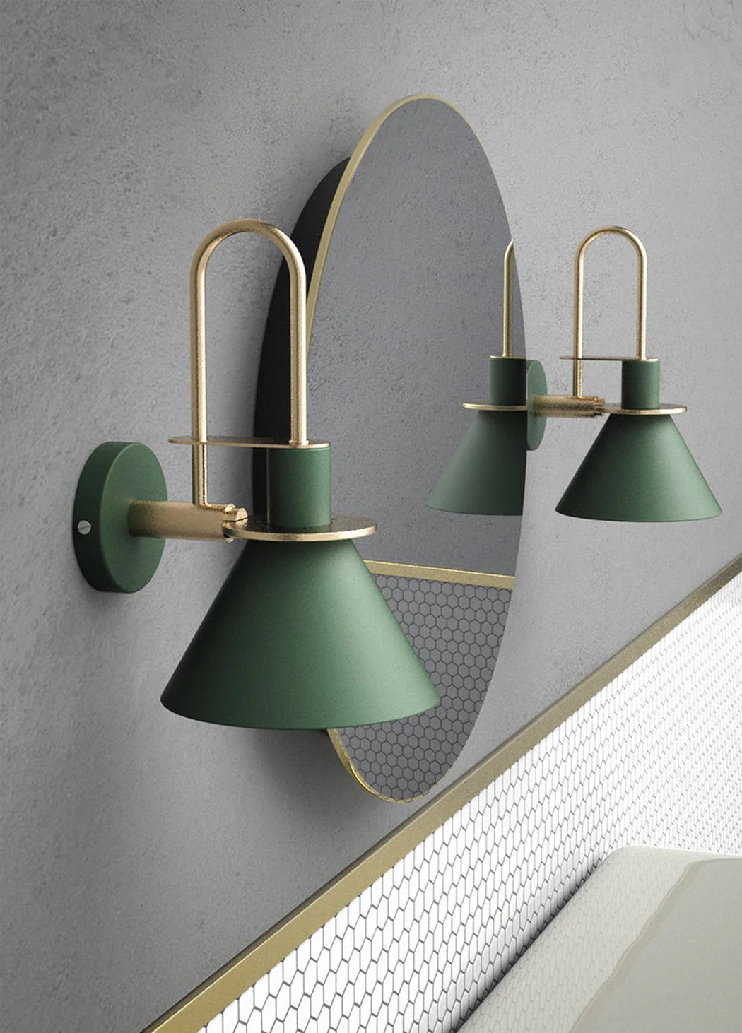 Brass Trumpet Modern Wall Light - Image 8