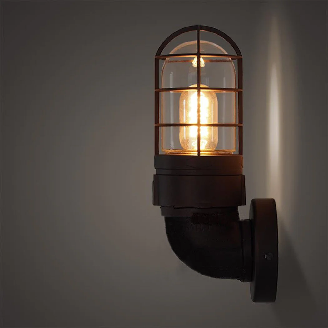 Classic Bunker Industrial Wall Light Sconce - Image 4