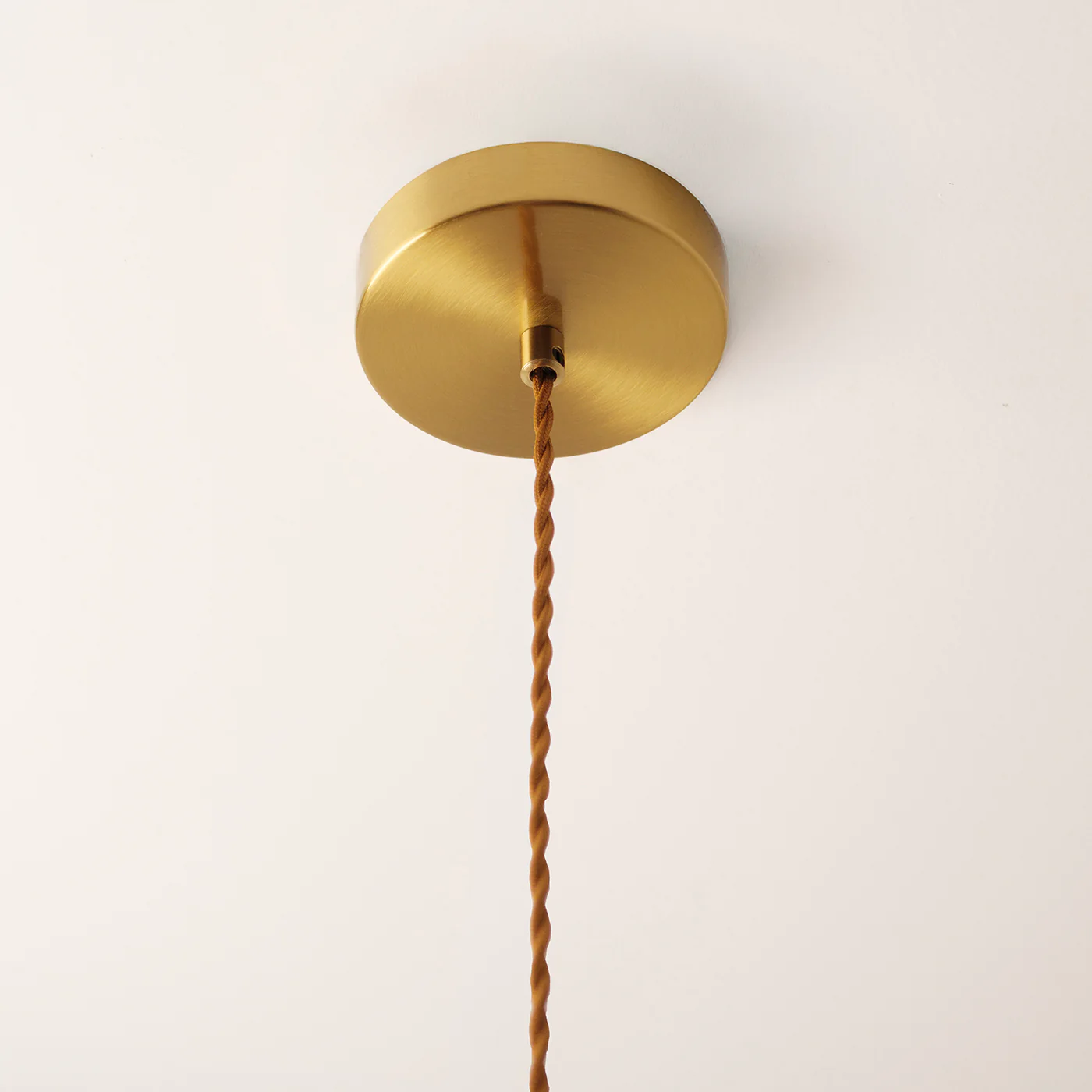 Caffeine fluted walnut wooden shade pendant light - Image 5