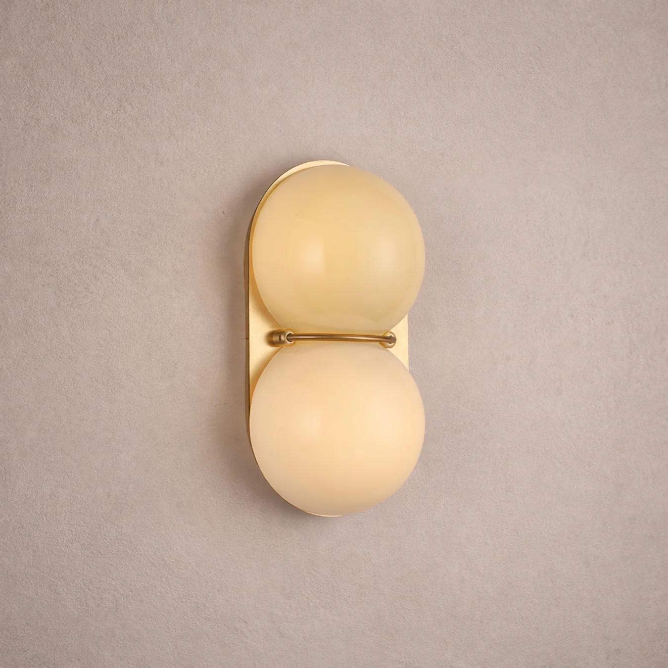 Capella Mid Century Modern Duo Sphere Wall Light Sconce - Image 10