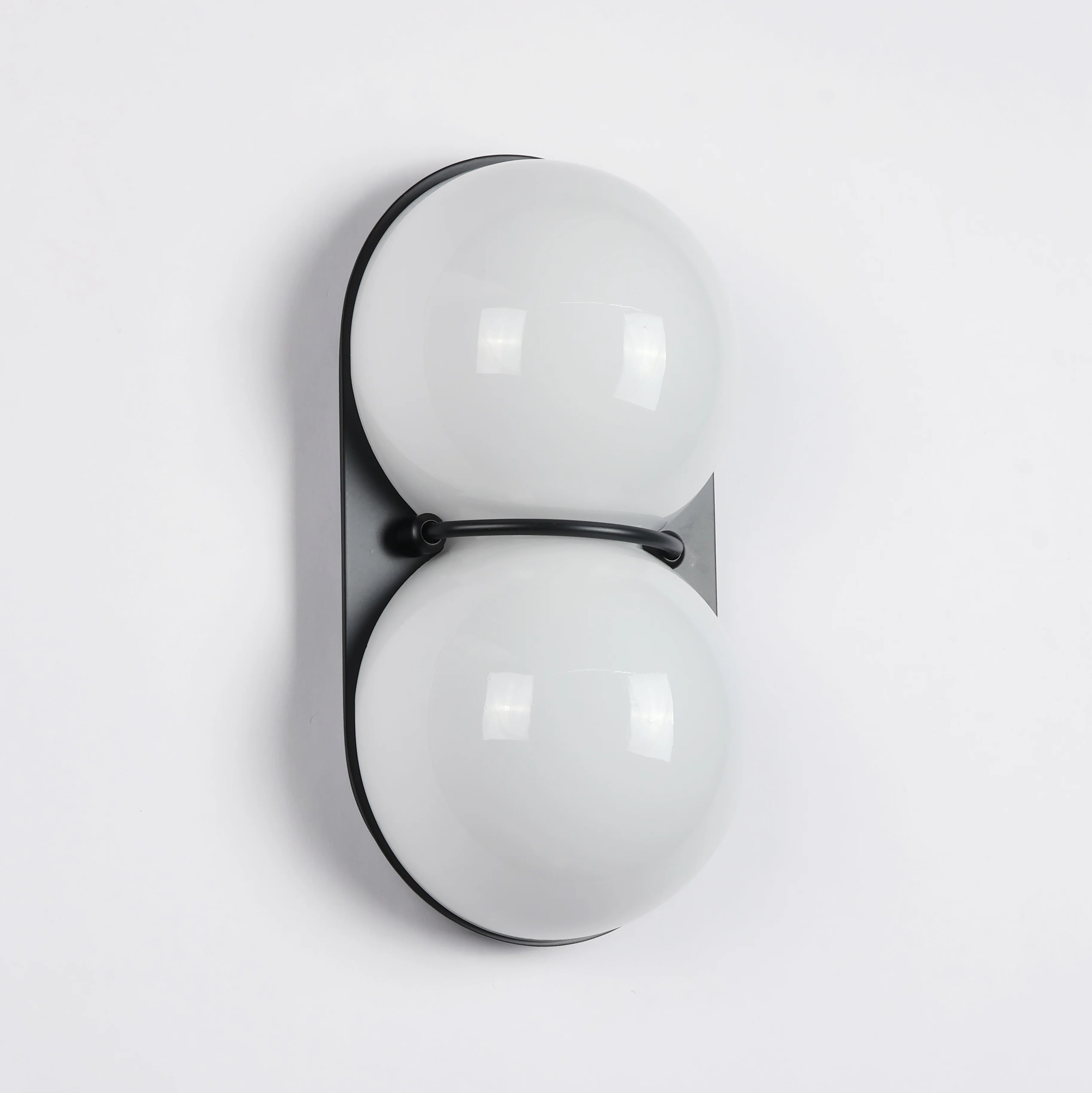 Capella Mid Century Modern Duo Sphere Wall Light Sconce - Image 12