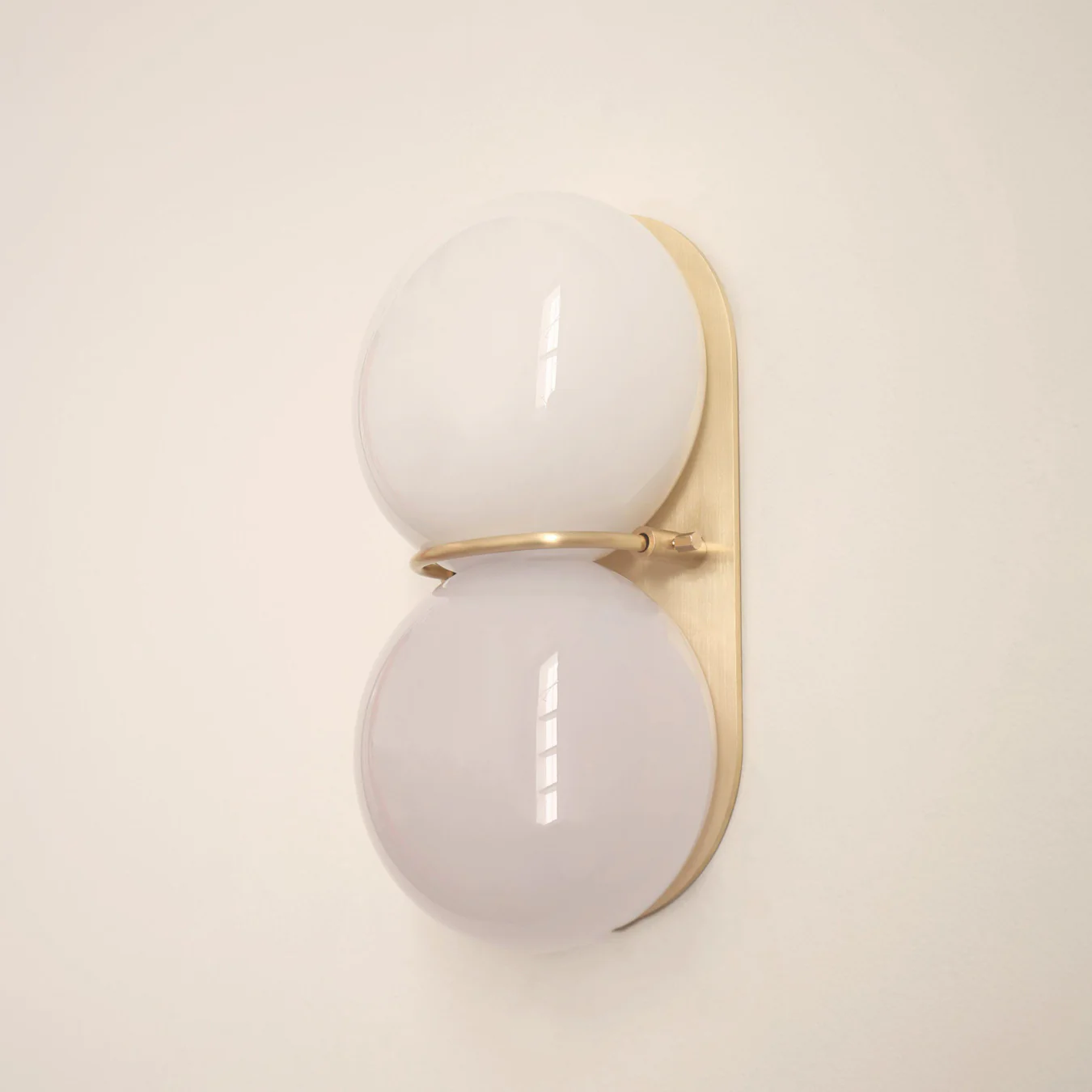 Capella Mid Century Modern Duo Sphere Wall Light Sconce - Image 13