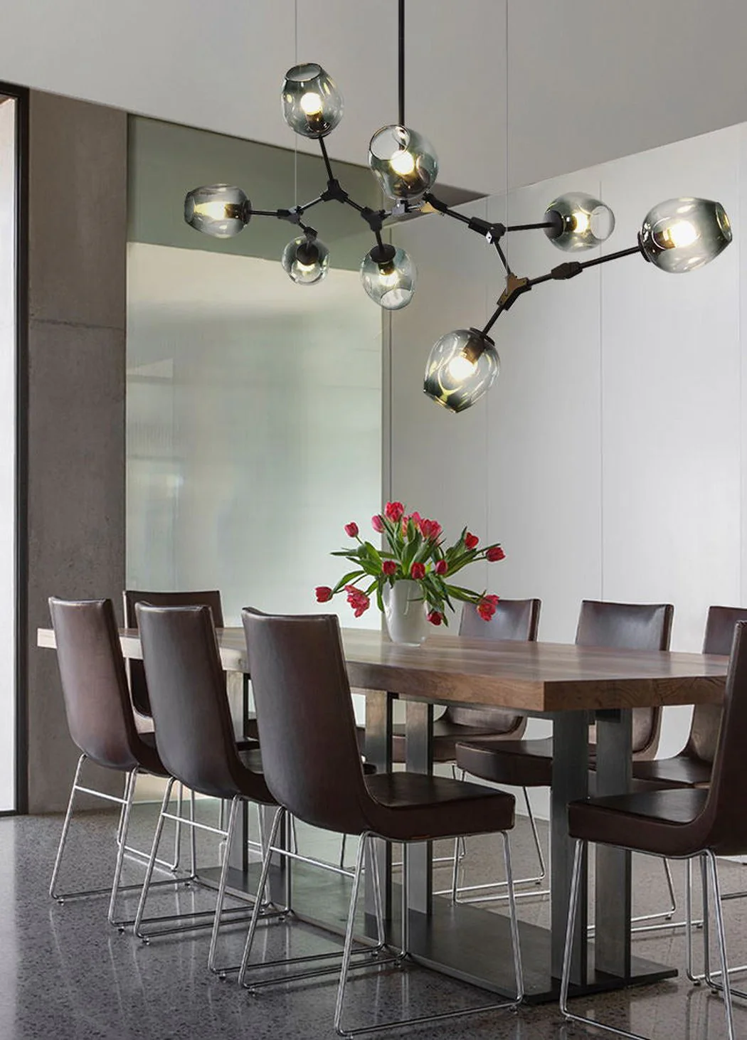 Carmen 8 head multi lamp pendant light branch chandelier - Image 10
