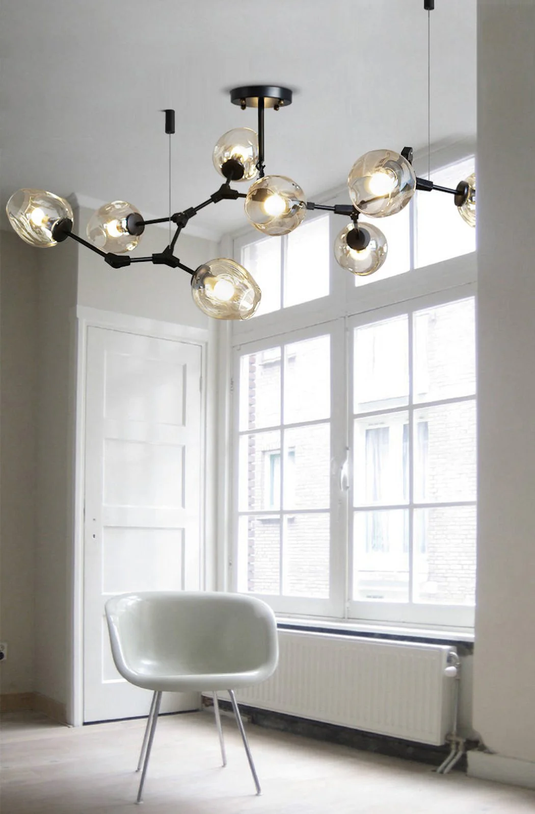 Carmen 8 head multi lamp pendant light branch chandelier - Image 15