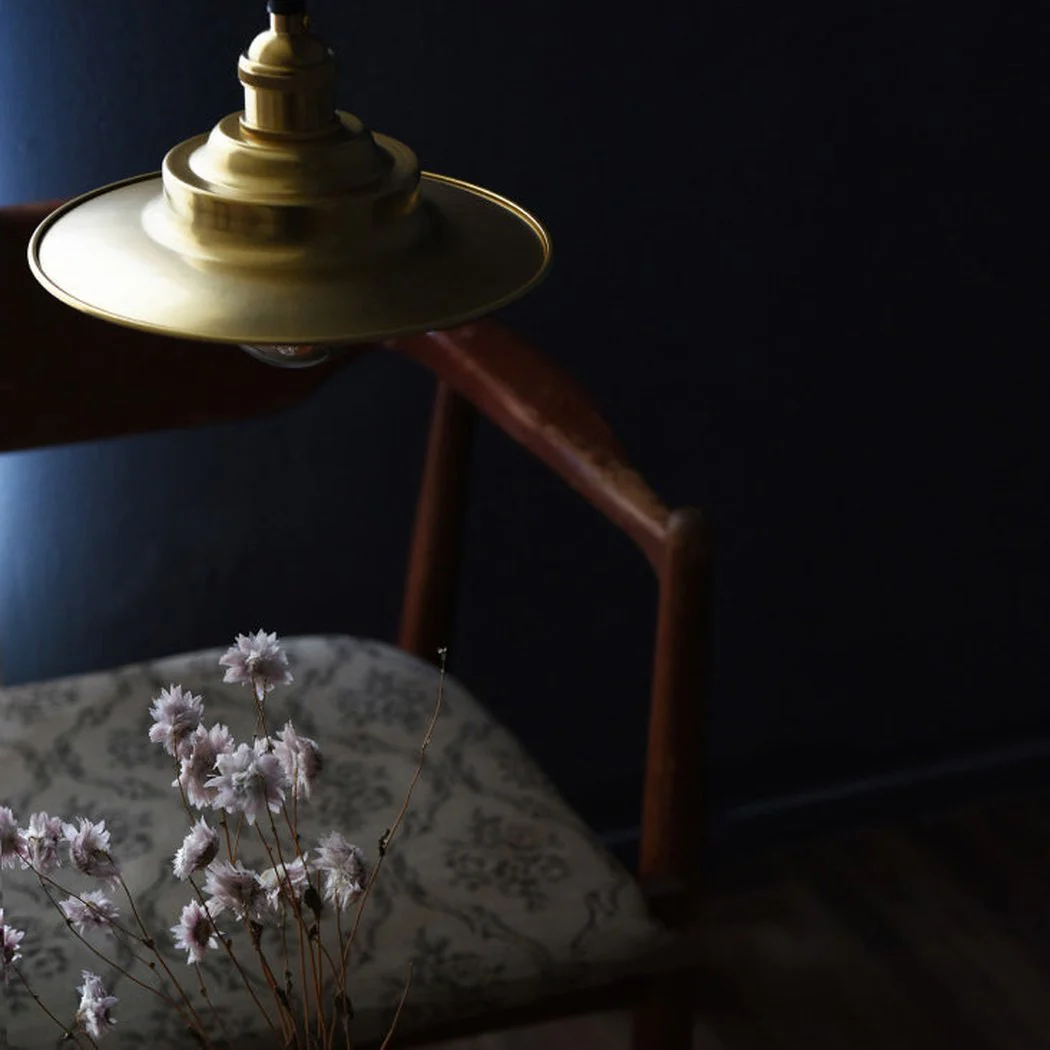 Cedric gold industrial pendant light - Image 16