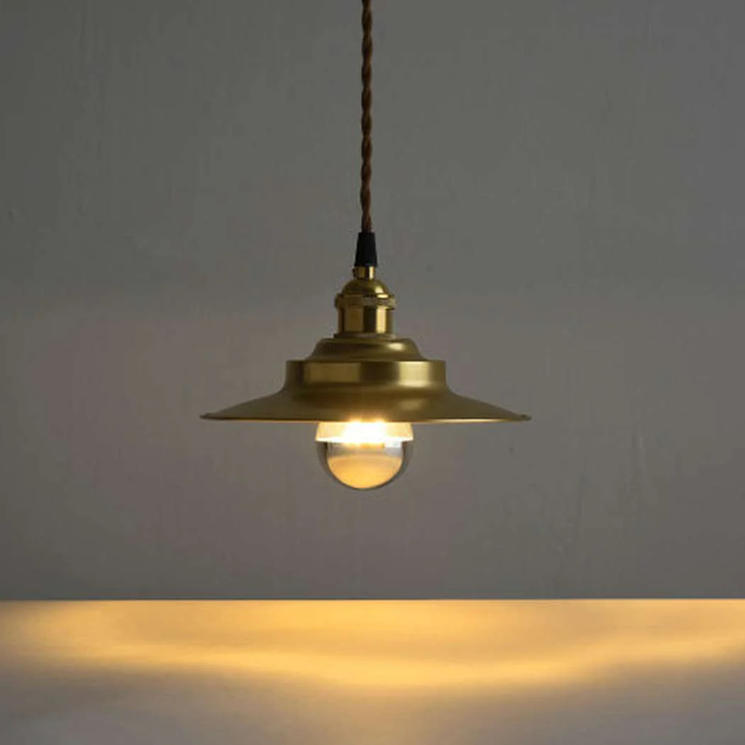 Cedric gold industrial pendant light - Image 18