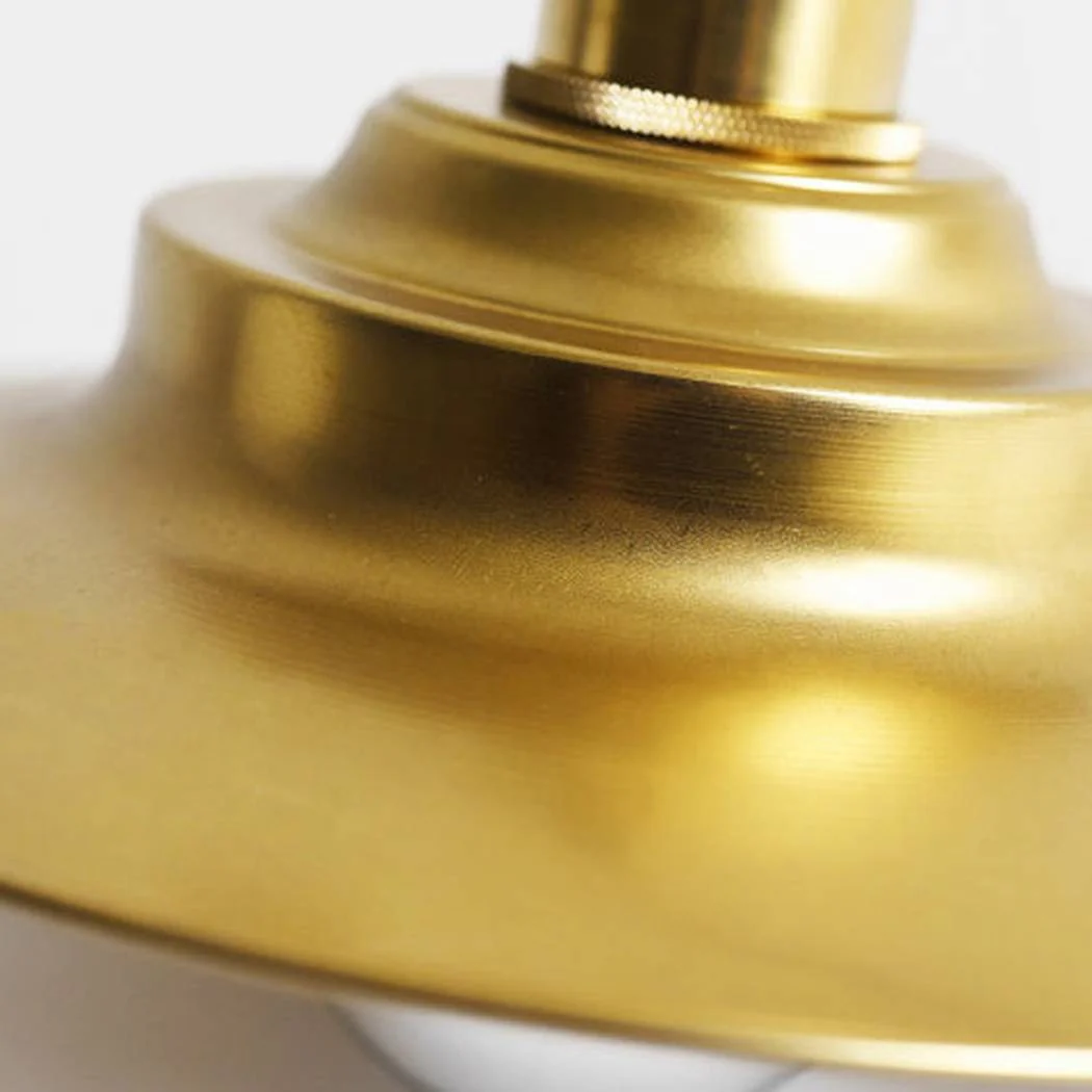 Cedric gold industrial pendant light - Image 3