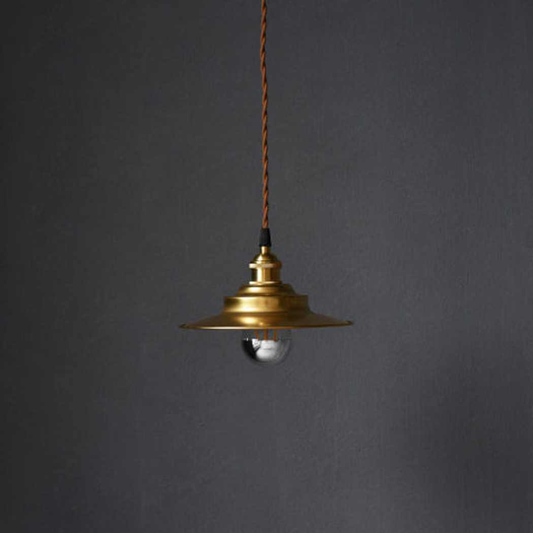 Cedric gold industrial pendant light - Image 6