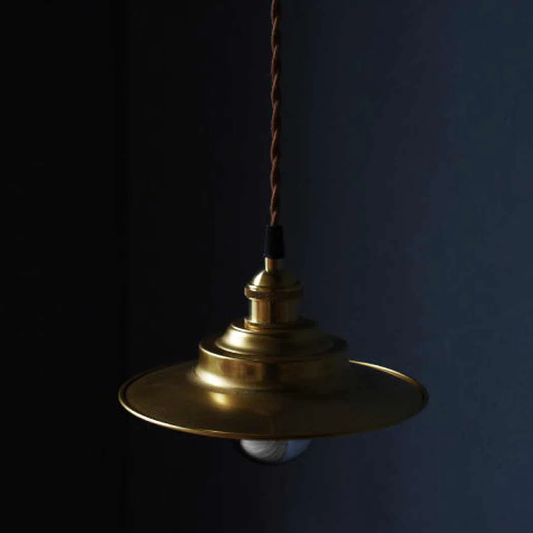 Cedric gold industrial pendant light - Image 7