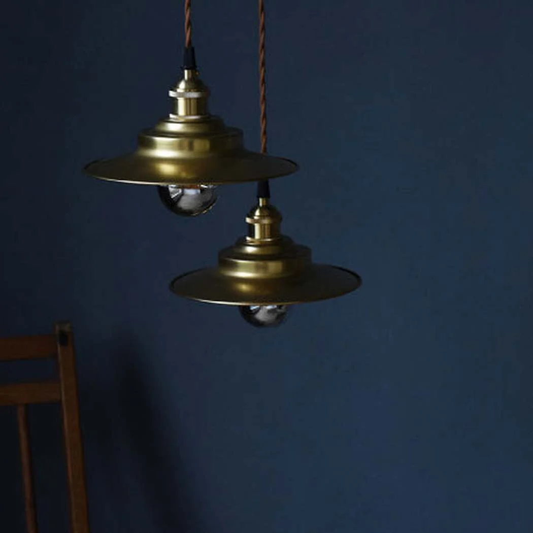 Cedric gold industrial pendant light - Image 8