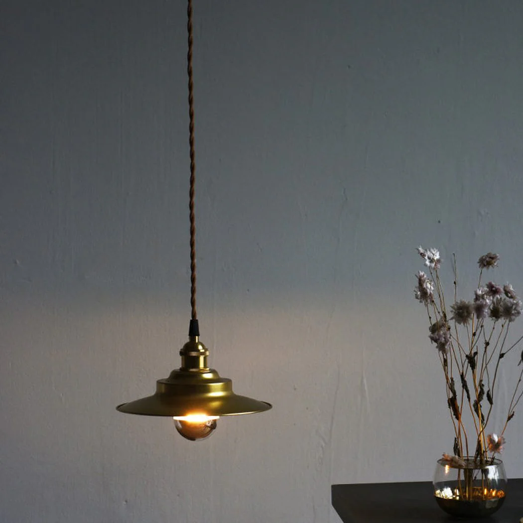 Cedric gold industrial pendant light - Image 9