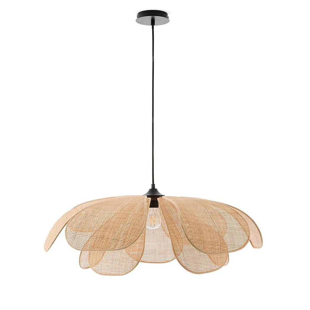 Cefalu Rattan Petals Pendant Light - Image 17