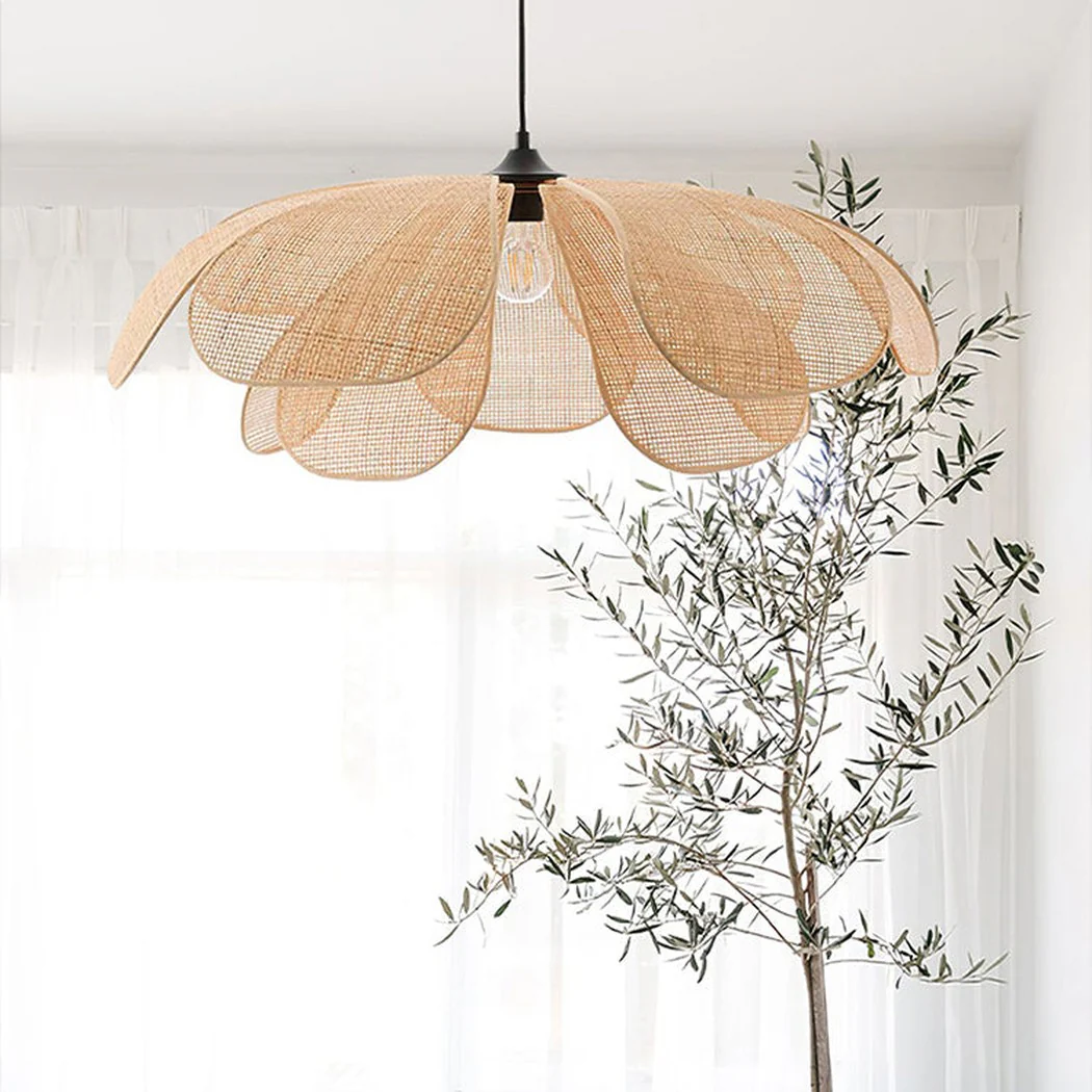 Cefalu Rattan Petals Pendant Light - Image 18