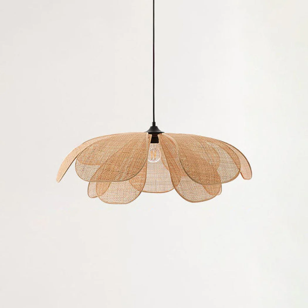 Cefalu Rattan Petals Pendant Light - Image 3