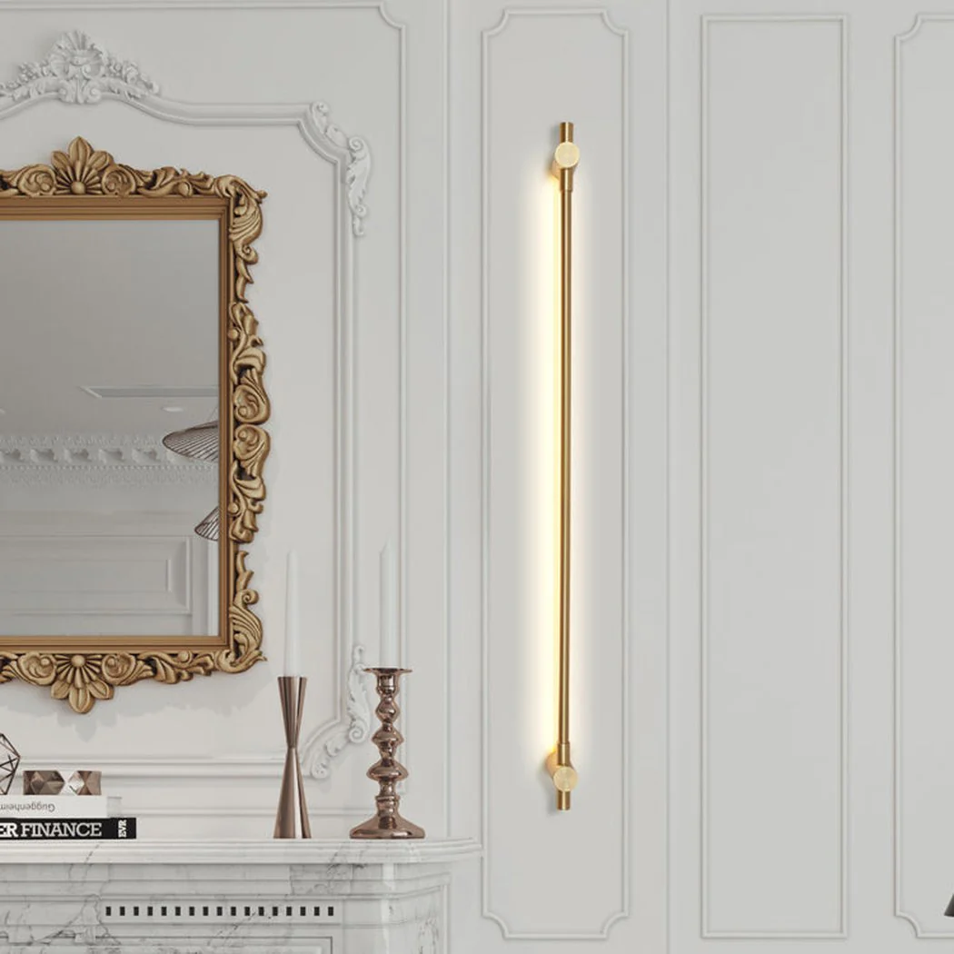 Chester Brass Line Artwork Painting Wall Light - Image 7