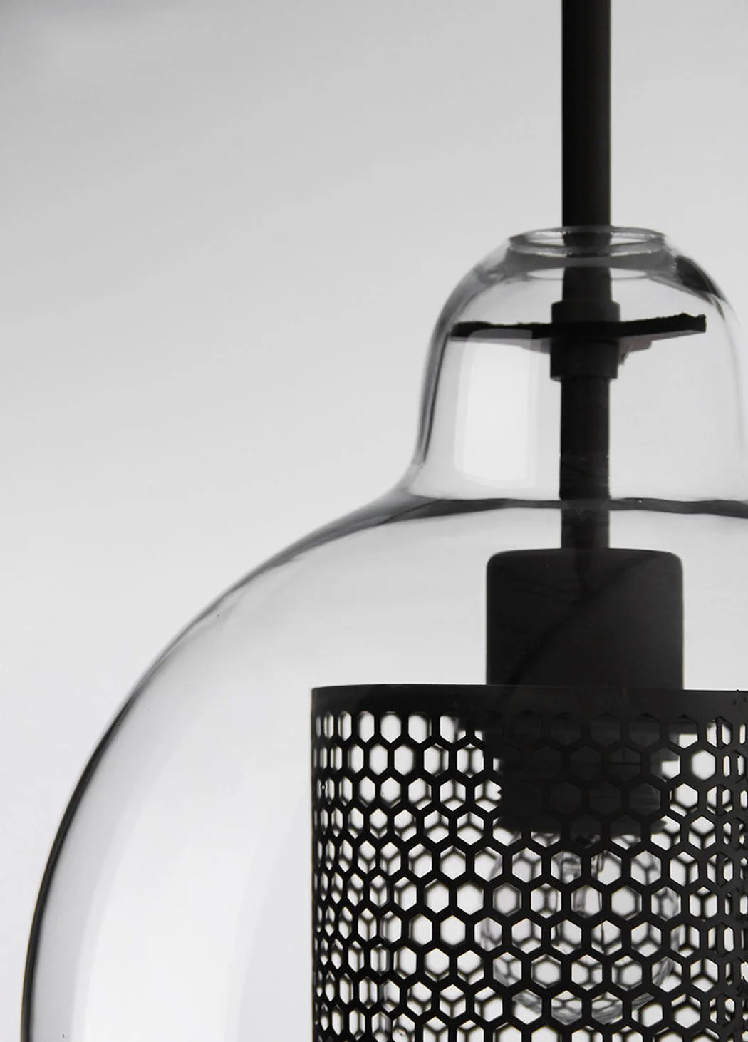 Chiswick Glass Shade Brass Fitting Pendant Light - Image 20