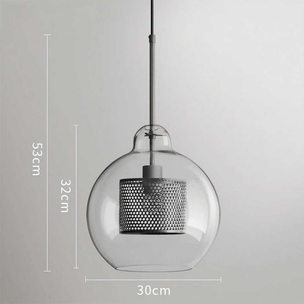 Chiswick Glass Shade Brass Fitting Pendant Light - Image 28