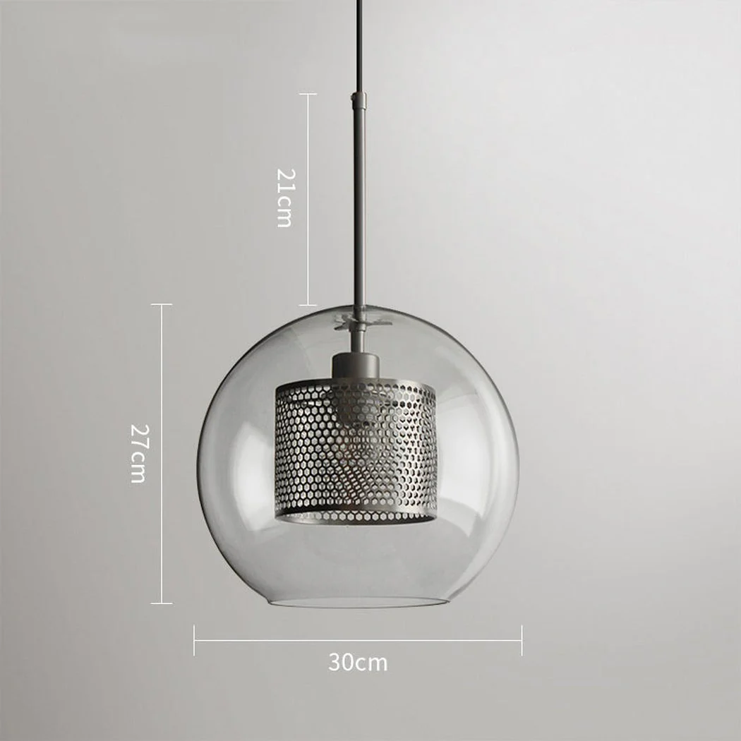 Chiswick Glass Shade Brass Fitting Pendant Light - Image 29