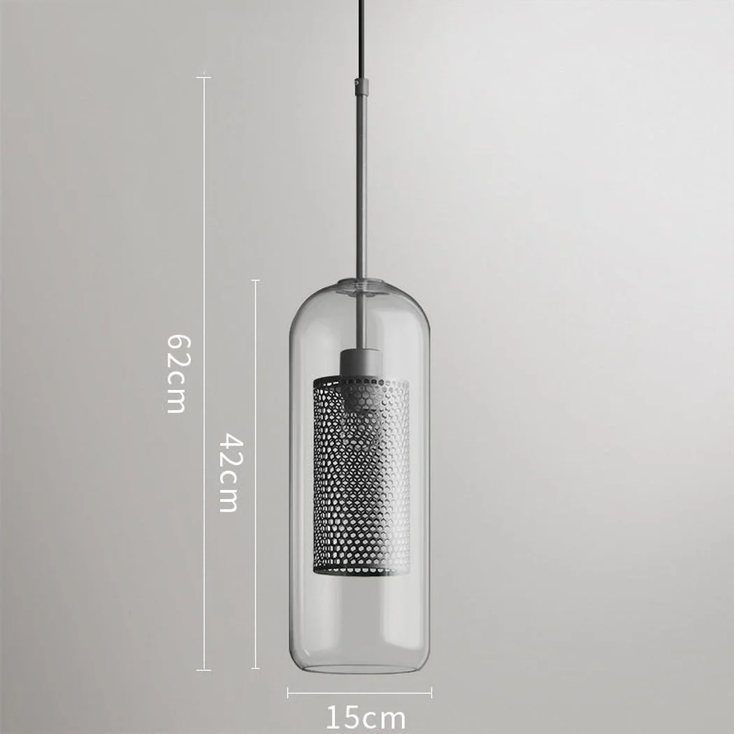 Chiswick Glass Shade Brass Fitting Pendant Light - Image 32