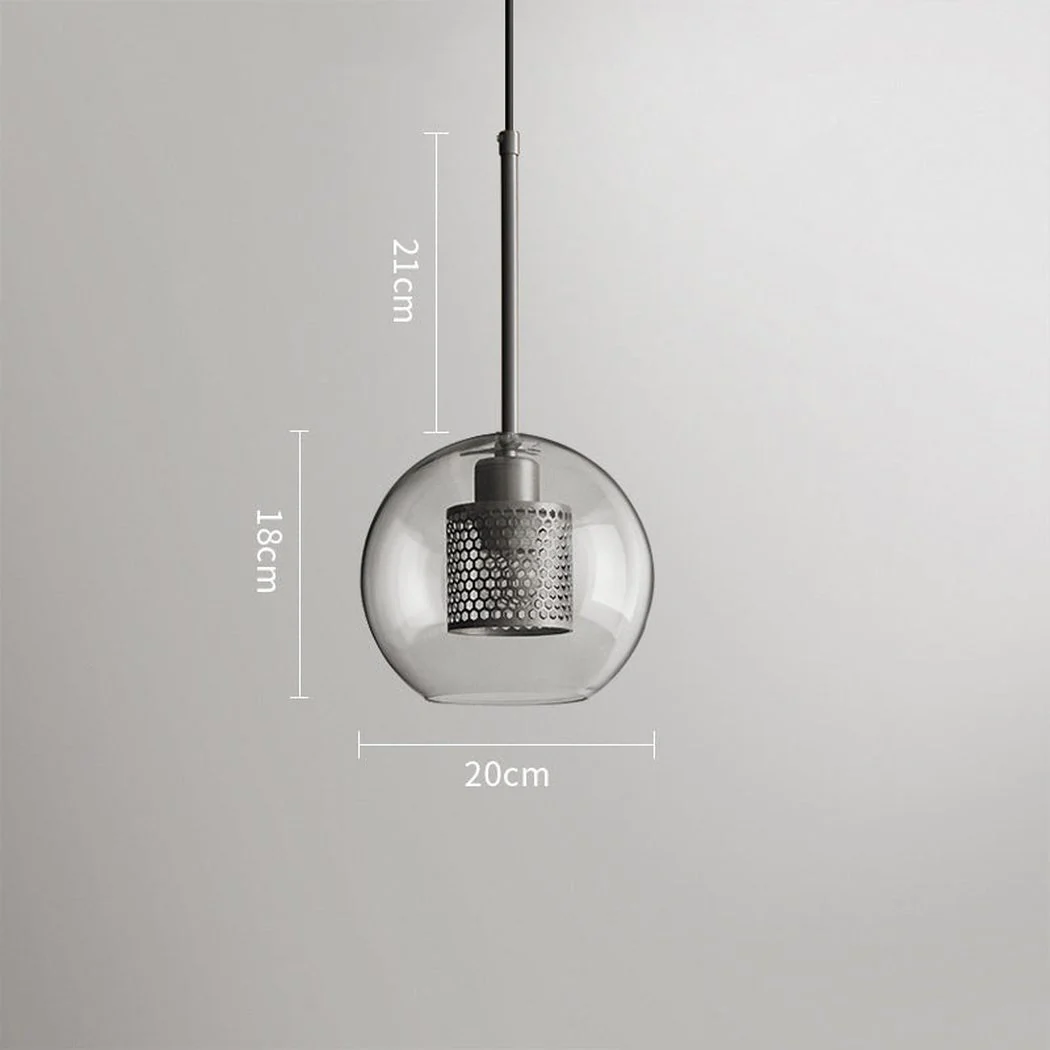 Chiswick Glass Shade Brass Fitting Pendant Light - Image 34