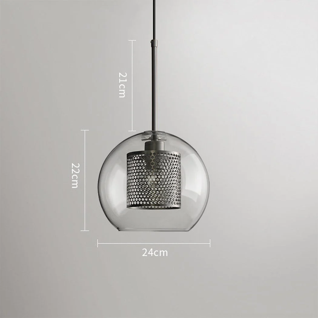 Chiswick Glass Shade Brass Fitting Pendant Light - Image 35