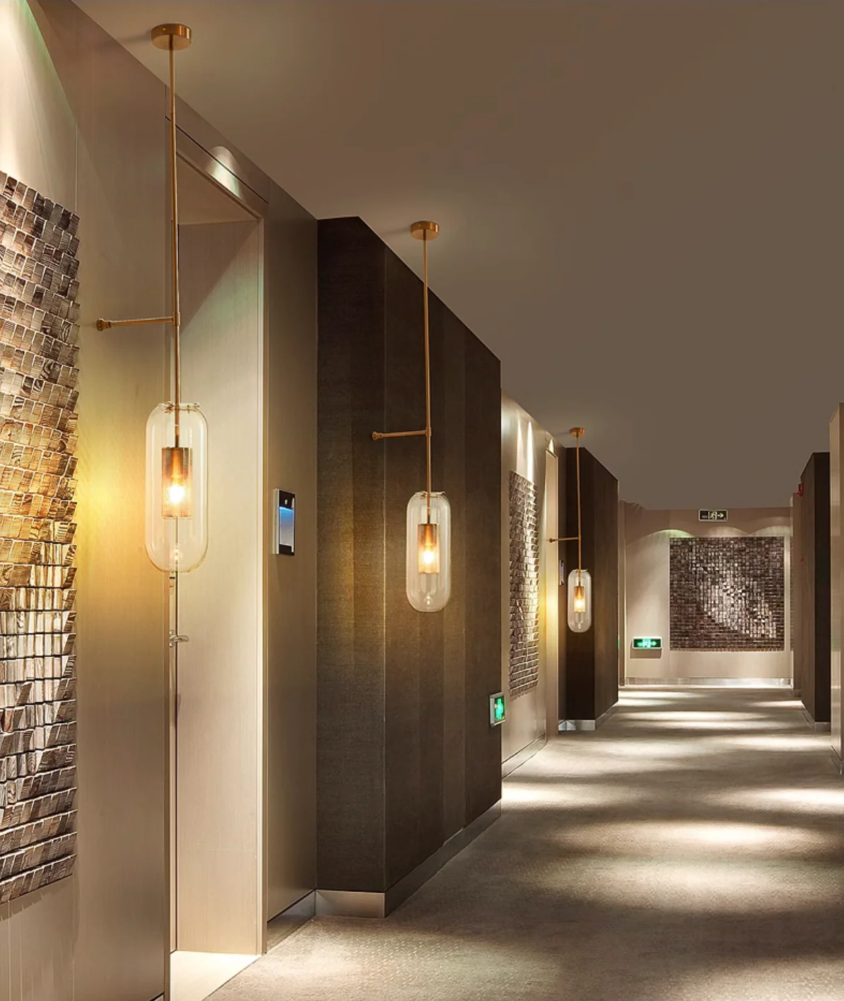 Chiswick Glass Shade Modern Ceiling Light - Image 3