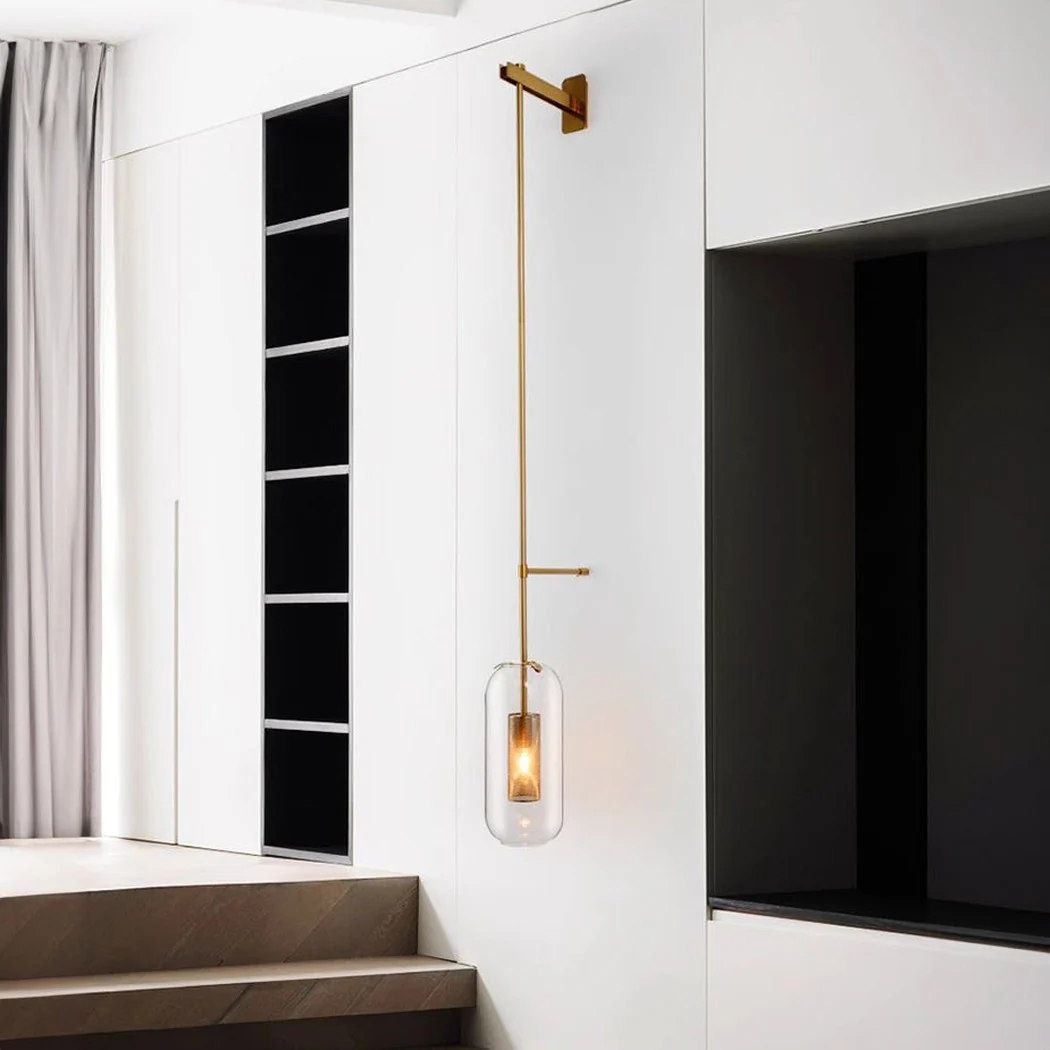 Chiswick Glass Shade Long Arm Wall Light - Image 11