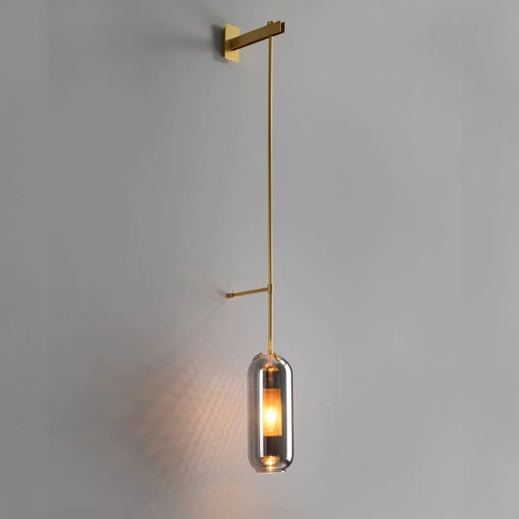 Chiswick Glass Shade Long Arm Wall Light - Image 15