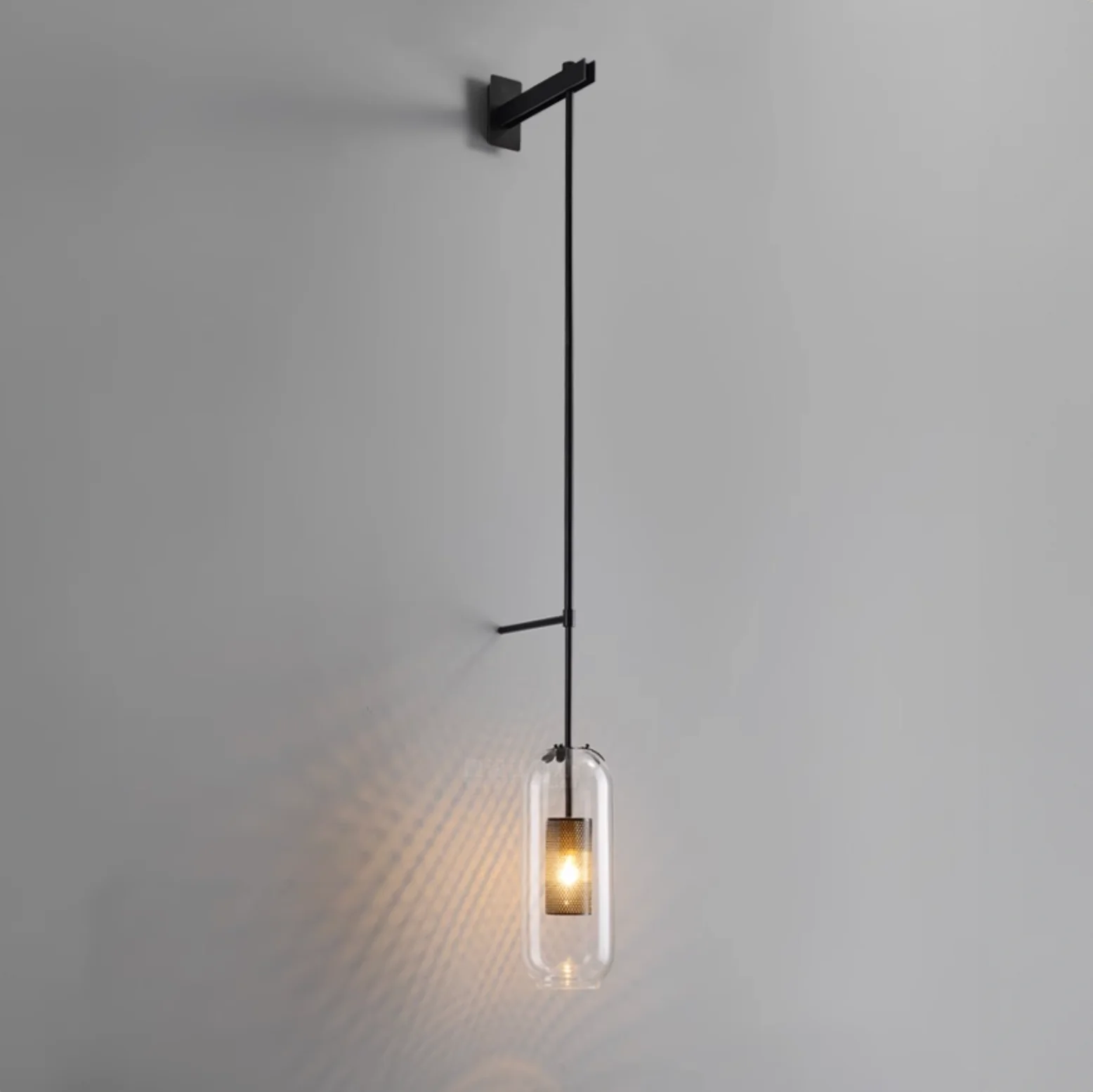 Chiswick Glass Shade Long Arm Wall Light - Image 19