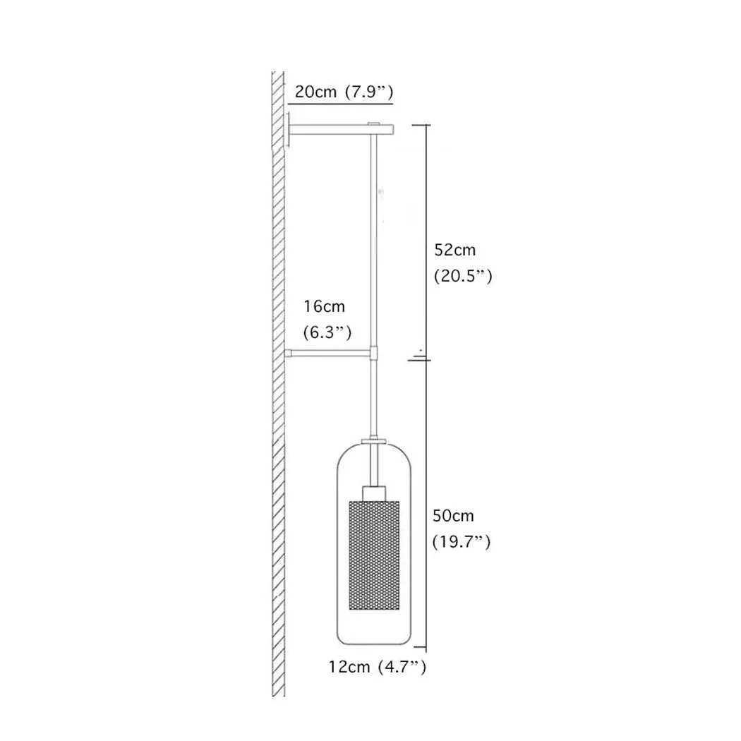 Chiswick Glass Shade Long Arm Wall Light - Image 20