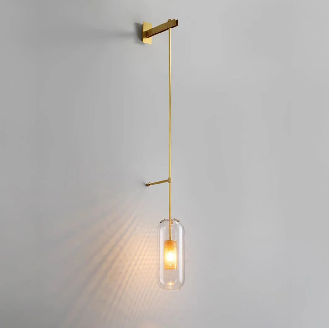 Chiswick Glass Shade Long Arm Wall Light - Image 8
