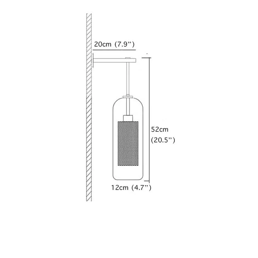 Chiswick Glass Shade Short Arm Wall Light - Image 11
