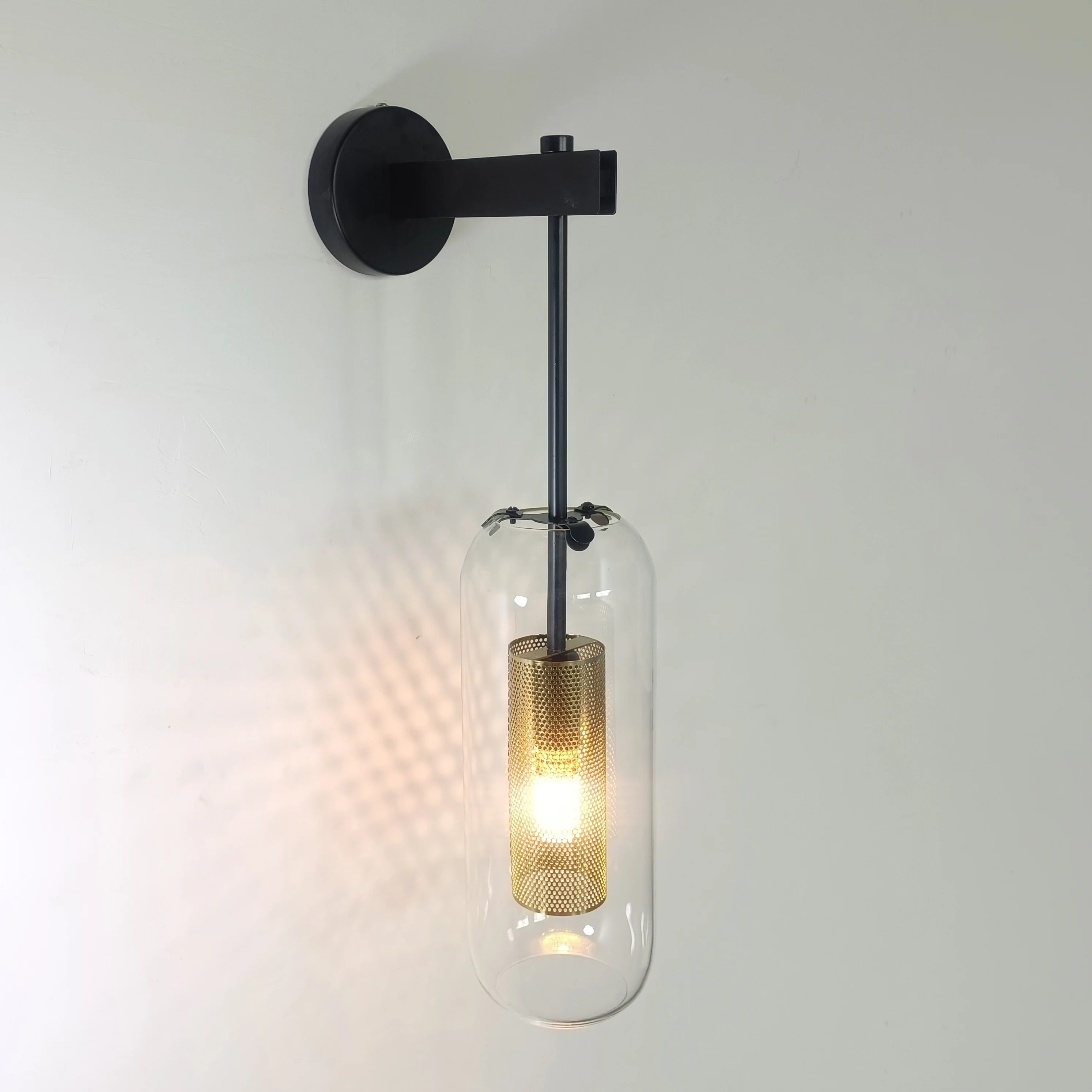 Chiswick Glass Shade Short Arm Wall Light - Image 16