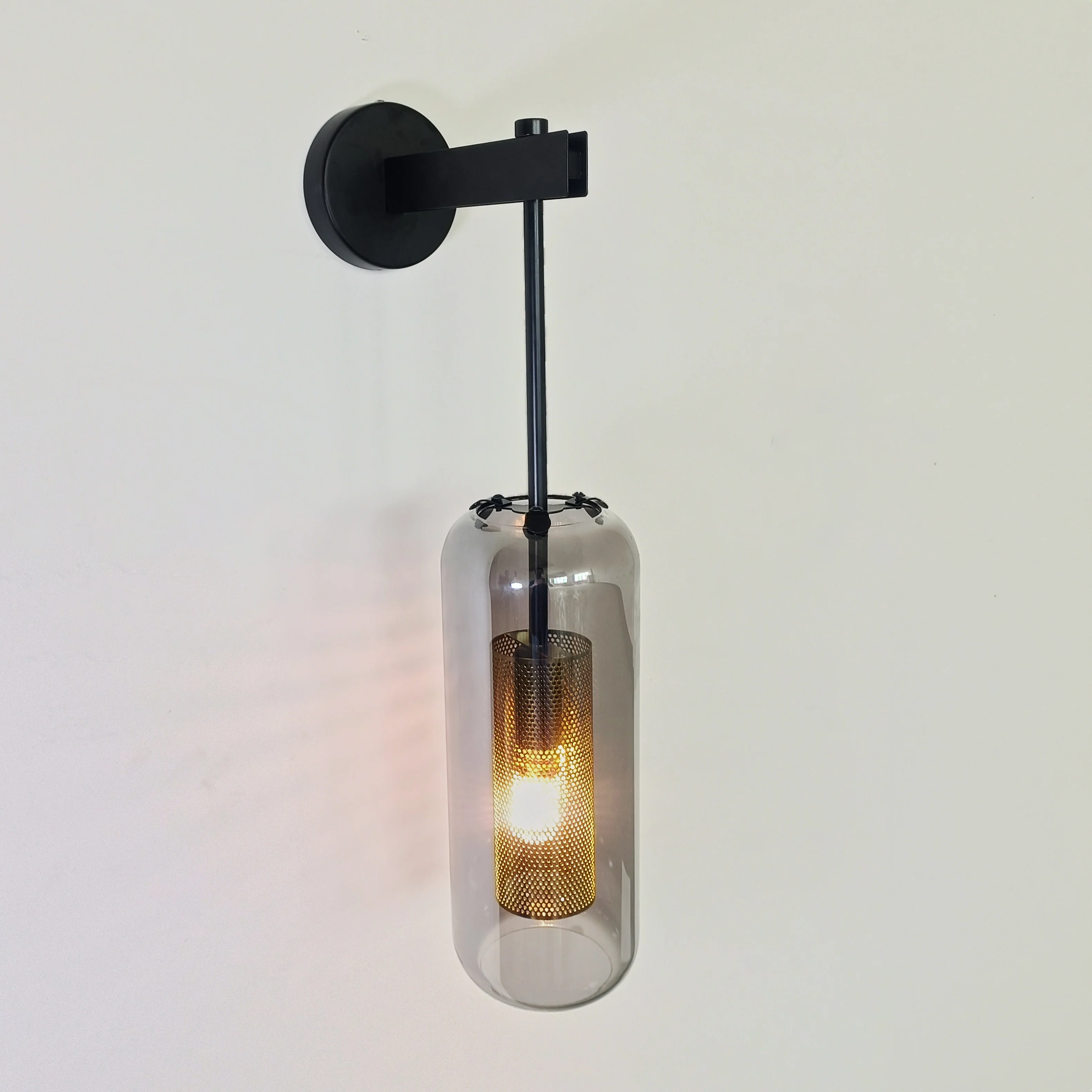 Chiswick Glass Shade Short Arm Wall Light - Image 17