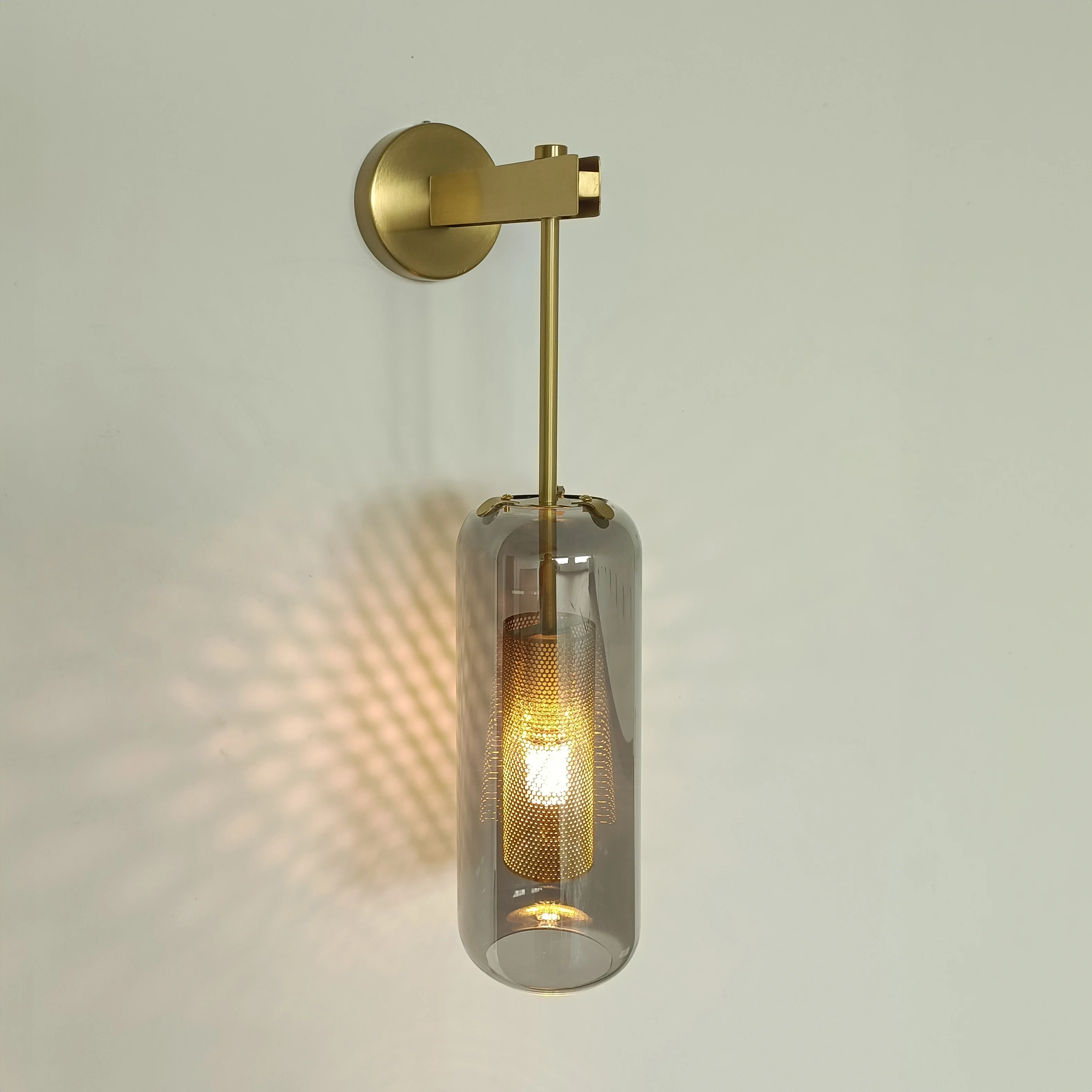 Chiswick Glass Shade Short Arm Wall Light - Image 18
