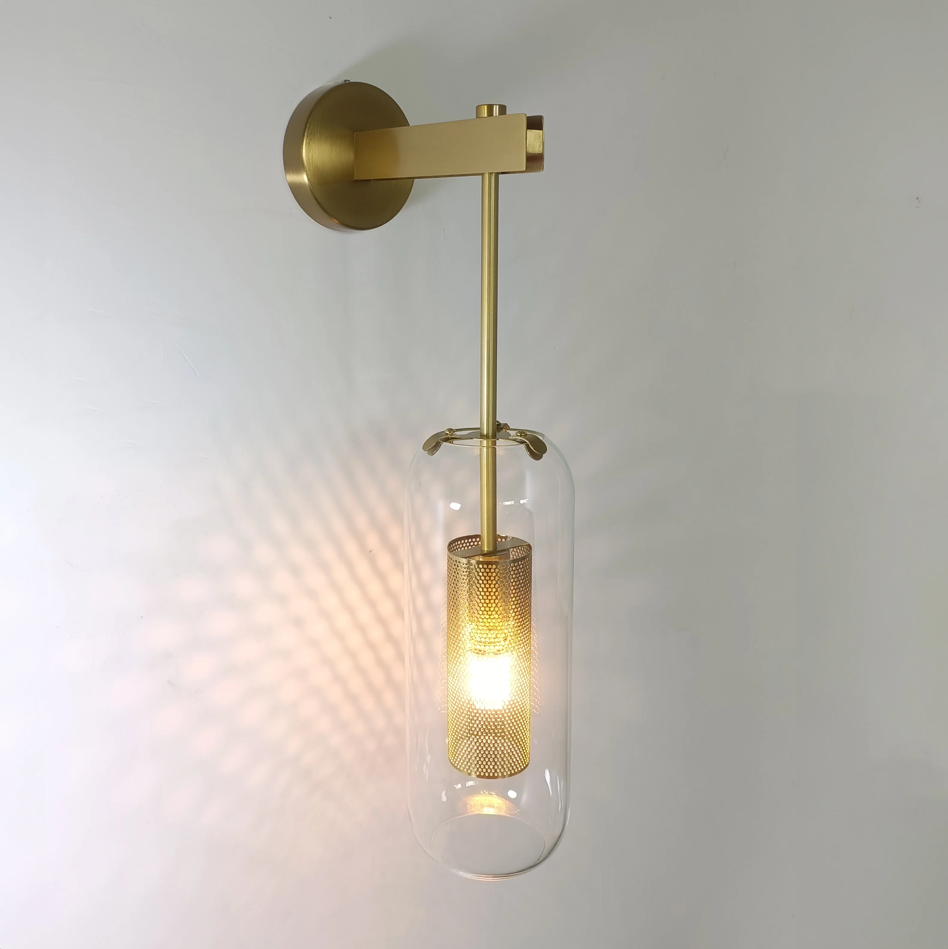 Chiswick Glass Shade Short Arm Wall Light - Image 19