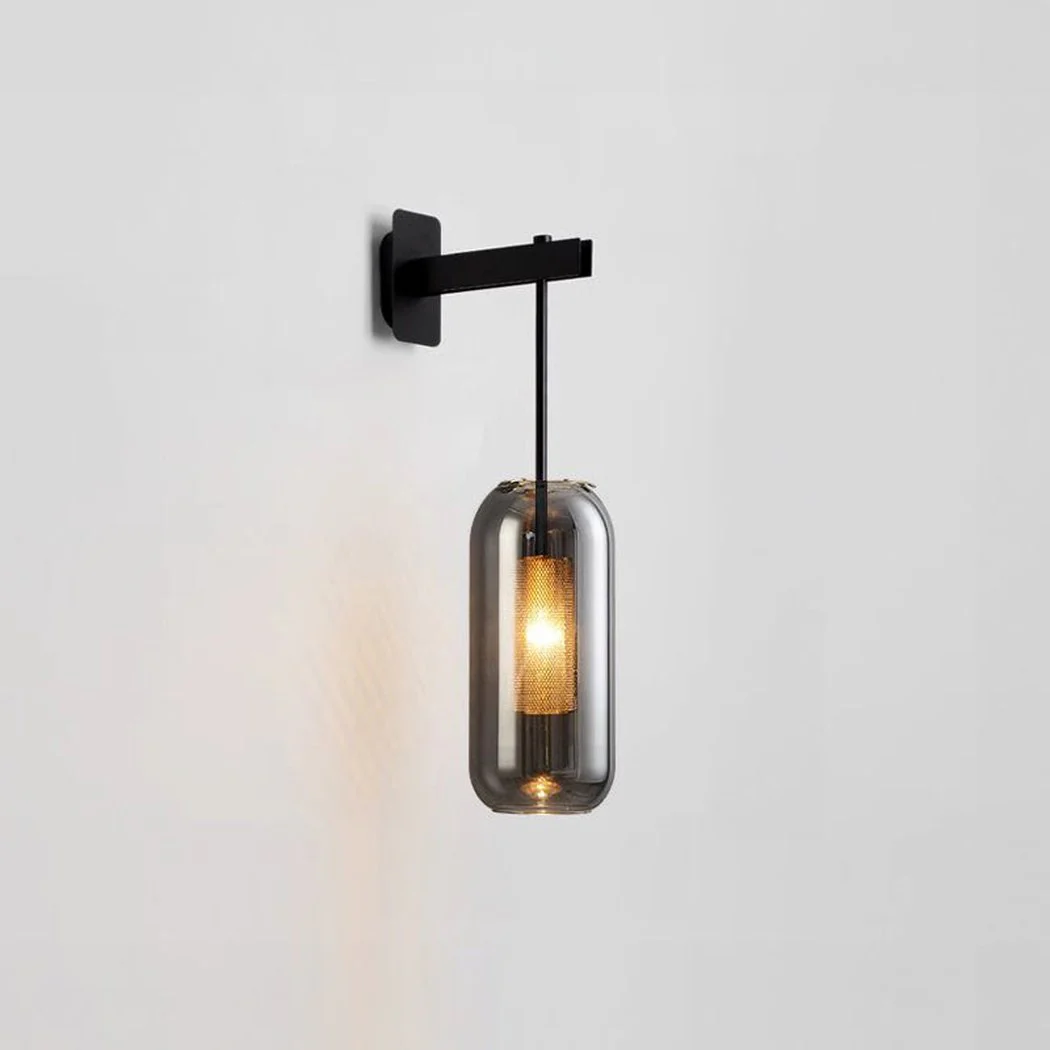 Chiswick Glass Shade Short Arm Wall Light - Image 5