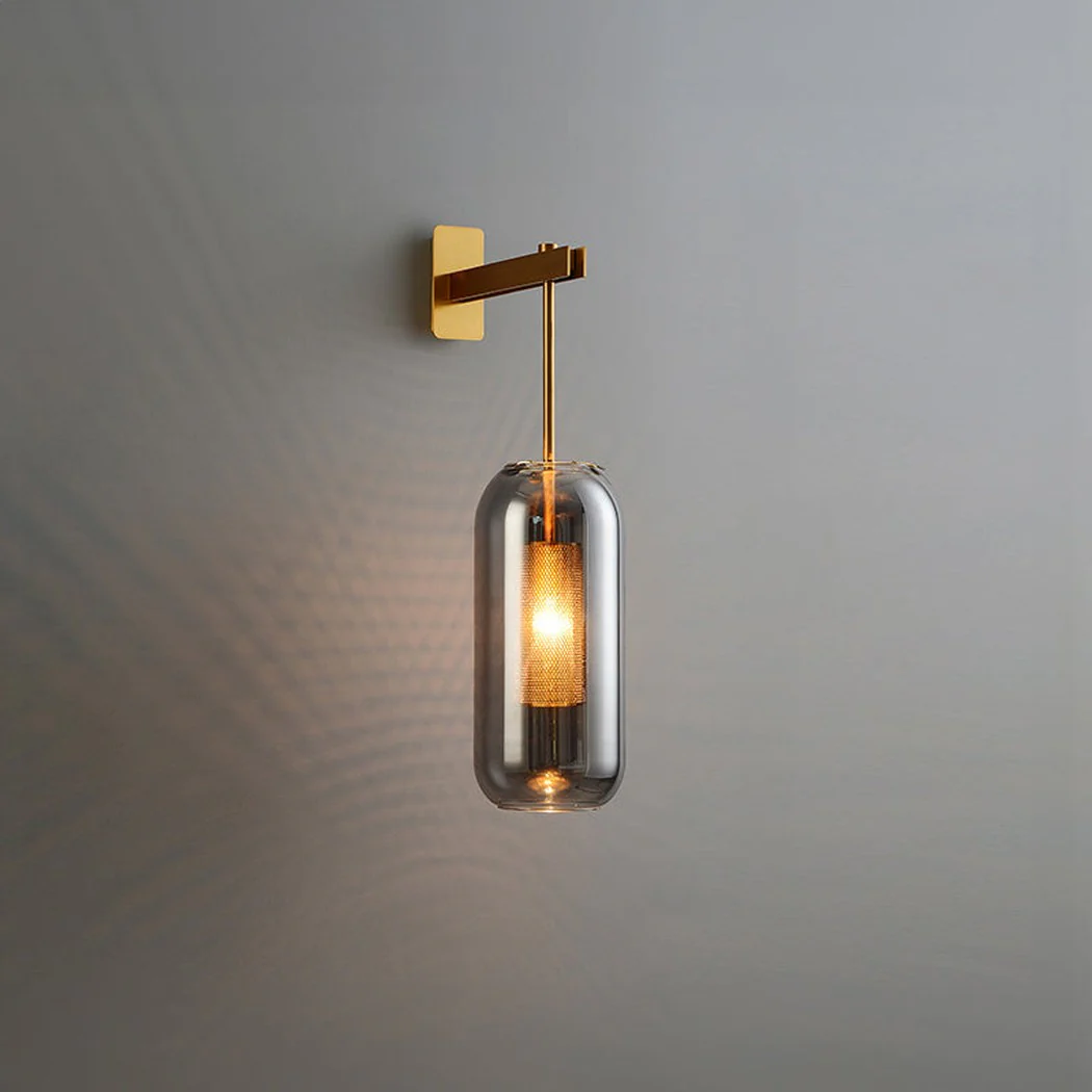 Chiswick Glass Shade Short Arm Wall Light - Image 6