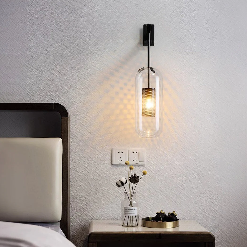 Chiswick Glass Shade Short Arm Wall Light - Image 7