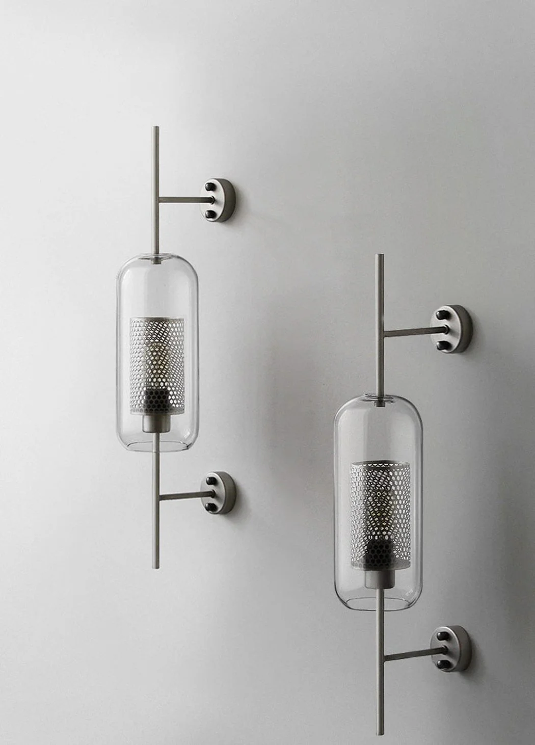 Chiswick Glass Shade Brass Fitting Wall Light - Image 11