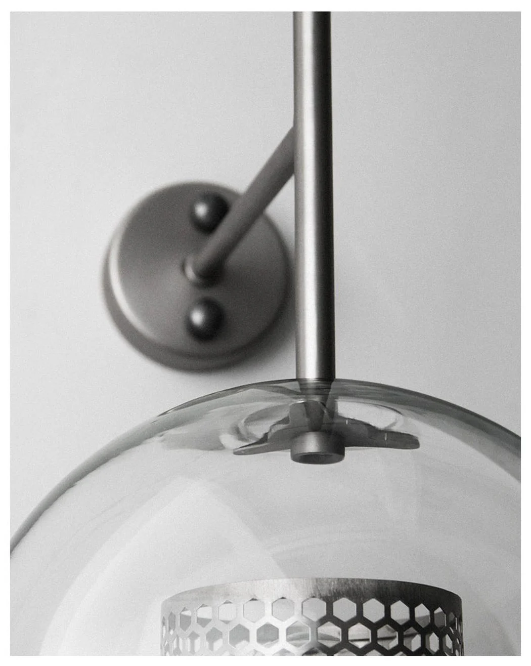 Chiswick Glass Shade Brass Fitting Wall Light - Image 17