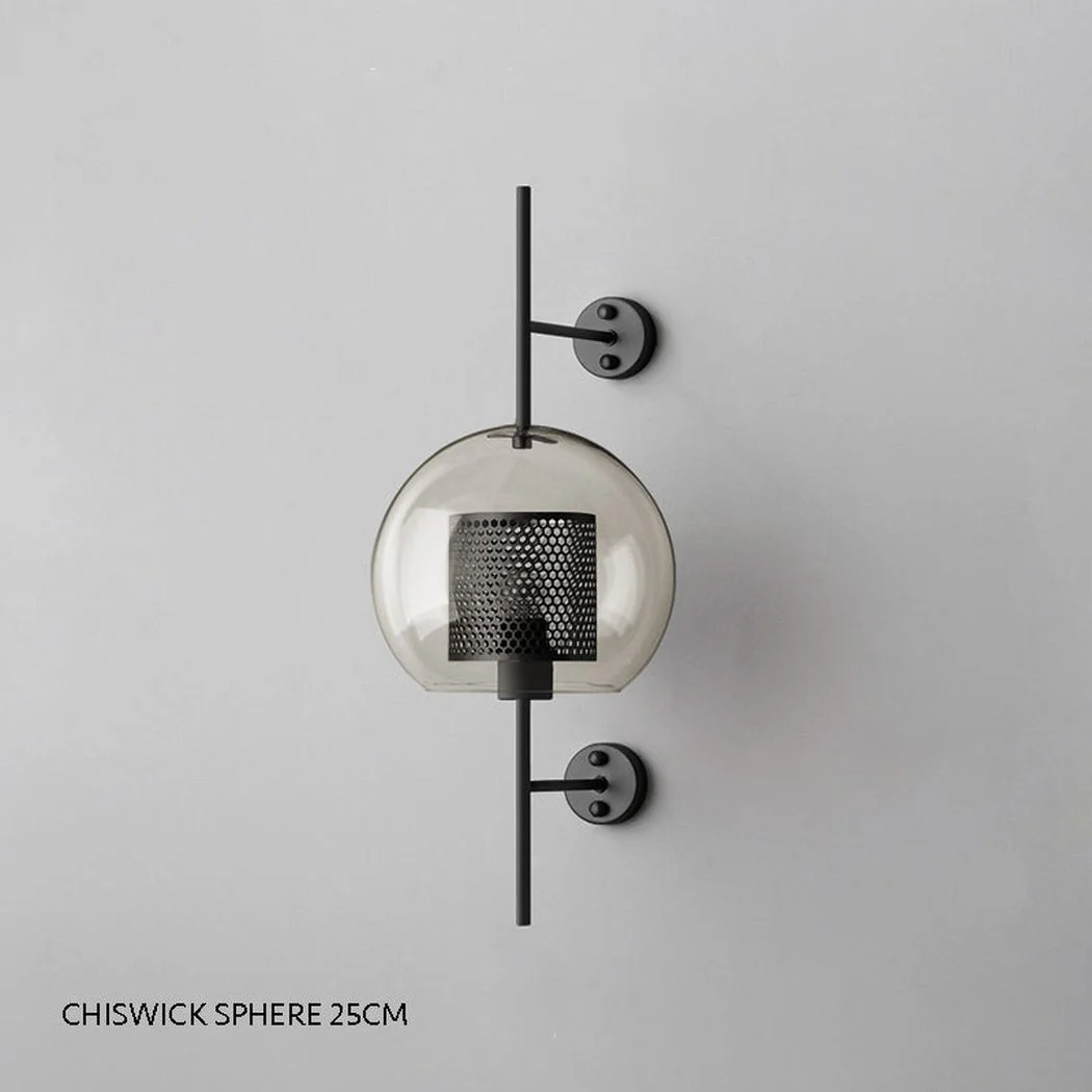 Chiswick Glass Shade Brass Fitting Wall Light - Image 22