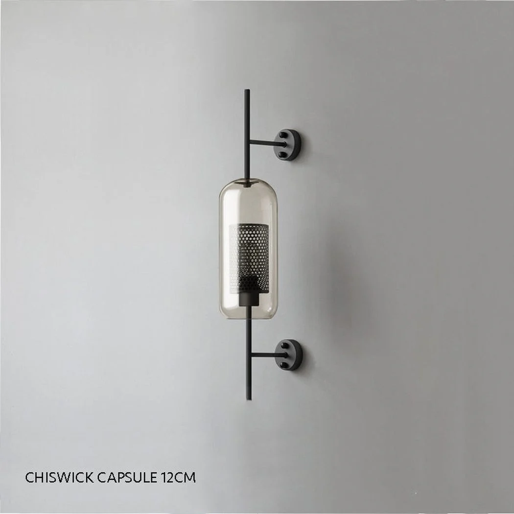 Chiswick Glass Shade Brass Fitting Wall Light - Image 24